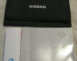 2018 Nissan Leaf Owner's Manual Set