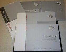 2018 Nissan Rogue Owner's Manual Set
