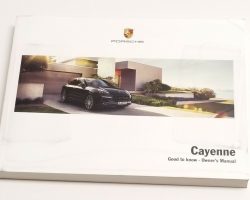 2018 Porsche Cayenne Owner's Manual