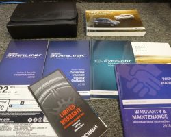 2018 Subaru Outback Owner's Manual Set