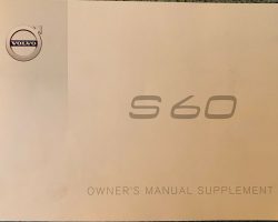 2018 Volvo S60 Owner's Manual