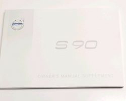 2018 Volvo S90 Owner's Manual