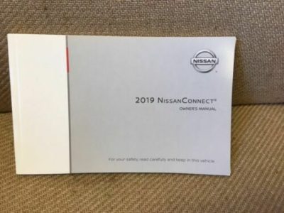 2019 Nissan Sentra Connect Navigation System Owner's Manual