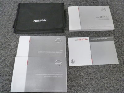 2019 Nissan Sentra Owner Operator User Guide Manual Set