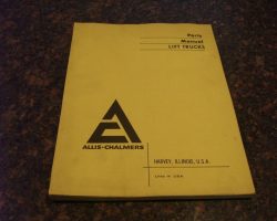 Allis-Chalmers HD11 Dozers Parts Catalog Manual