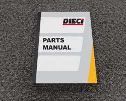 Dieci DP 1000 PA  Dumpers Parts Catalog Manual