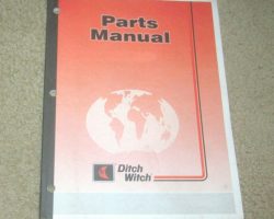 Ditch Witch 1020 Trenchers Parts Catalog Manual