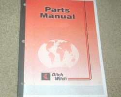 Ditch Witch FX 20 Hydro Excavators Parts Catalog Manual