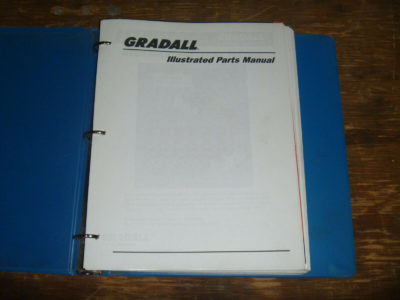 Gradall M-2460 Excavators Parts Catalog Manual