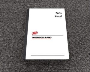 Ingersoll-Rand P100 Compressors Parts Catalog Manual