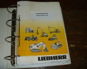 Liebherr LR 1100 Cranes Parts Catalog Manual