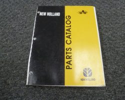 Parts Catalog for New Holland CE Dozers model D125C