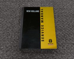 New Holland CE Loader backhoes model B110 Service Manual