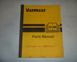 Vermeer 630A Grinders Parts Catalog Manual