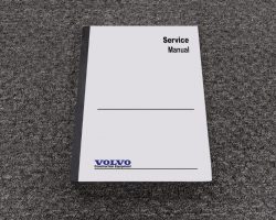 Volvo A25G Dump Trucks Shop Service Repair Manual