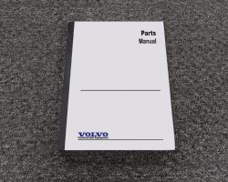 Volvo EC18 Excavator Parts Catalog Manual