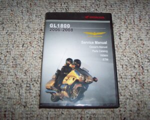 2008 Honda GL1800 Gold Wing Motorcycle Service Manual CD