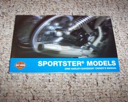 2006 Harley Davidson Sportster Models Owner's Manual