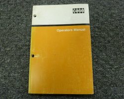 Operator's Manual for Case IH Tractors model 7250