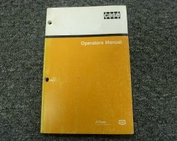 Case Wheel loaders model W4 Operator's Manual