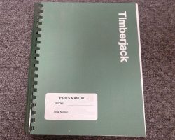 Parts Catalogs for Timberjack model 1063 Harvester