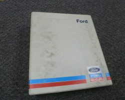 Service Manual for FORD Tractors model 5610
