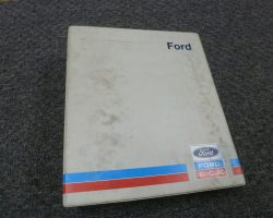 Service Manual for FORD Tractors model 8000