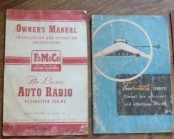 1951 Ford Deluxe Owner's Manual Set