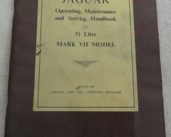 1953 Jaguar Mark VII Owner's Manual