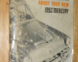 1953 Mercury Custom Owner's Manual