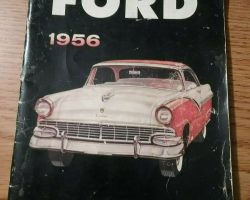 1956 Ford Courier Owner's Manual