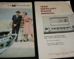 1956 Mercury Custom Owner's Manual Set