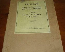 1957 Jaguar Mark VII M Owner's Manual