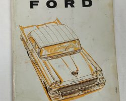 1958 Ford Courier Owner's Manual