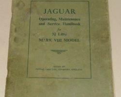 1958 Jaguar Mark VIII Owner's Manual