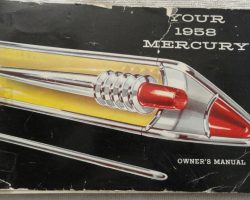 1958 Mercury Voyager Owner's Manual