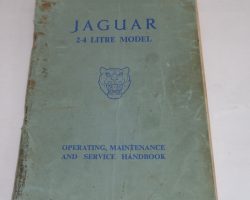 1959 Jaguar Mark I Owner's Manual