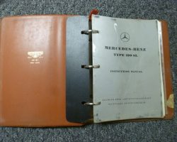 1961 Mercedes Benz 190SL Owner's Manual Set