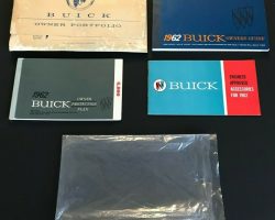 1962 Buick Electra 225 Owner's Manual Set