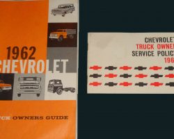 1962 Chevrolet Truck Owner's Manual Set