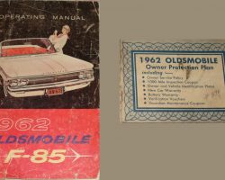 1962 Oldsmobile F-85 Owner's Manual Set