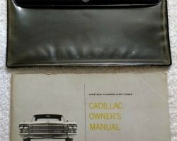 1963 Cadillac 6200 Series Owner's Manual Set
