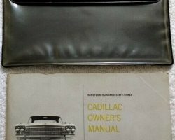 1963 Cadillac Fleetwood Owner's Manual Set