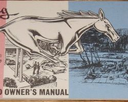 1964 1/2 Ford Mustang Owner's Manual