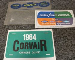1964 Chevrolet Corvair Owner's Manual Set