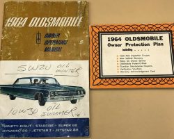 1964 Oldsmobile Starfire Owner's Manual Set
