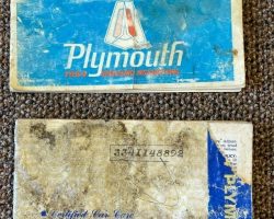 1964 Plymouth Belvedere, Savoy & Fury Owner's Manual Set