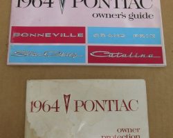 1964 Pontiac Catalina Owner's Manual Set