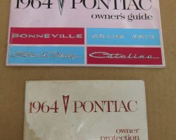 1964 Pontiac Grand Prix Owner's Manual Set