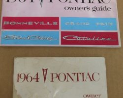 1964 Pontiac Star Chief Owner's Manual Set